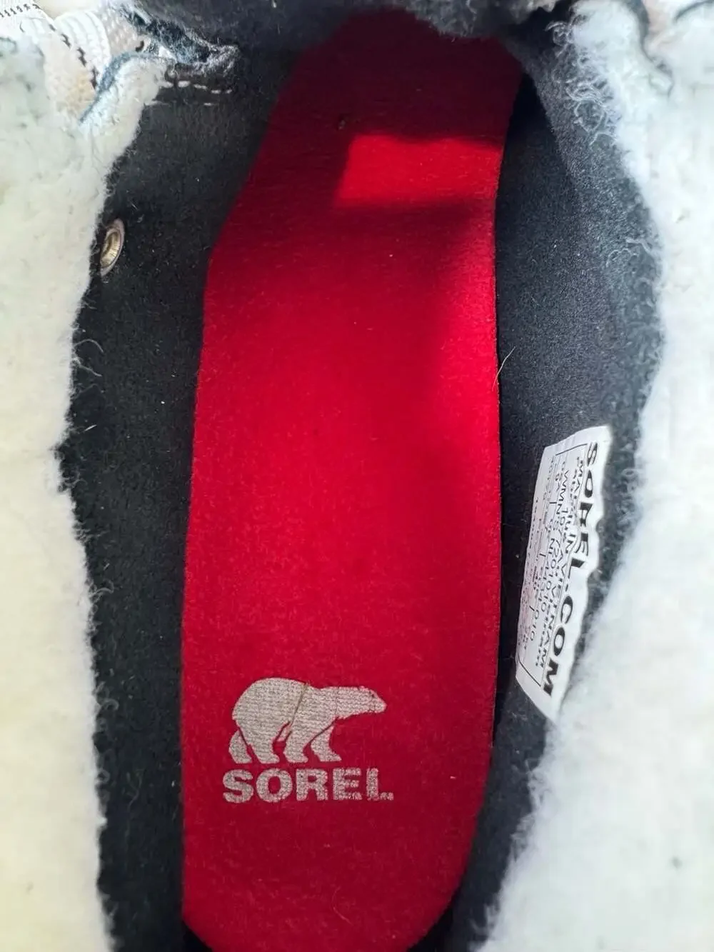 Sorel Out N About III Conquest Waterproof Boots Black White Women 9 NL4434-010